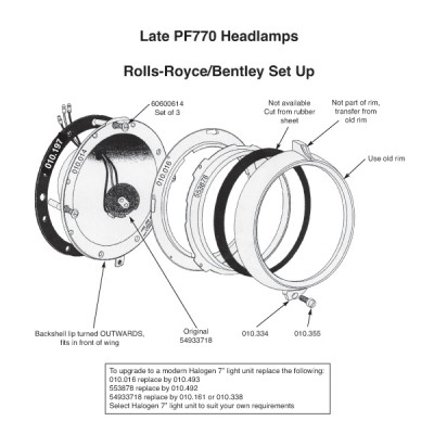                                             Late PF770 Backshell 
                                           