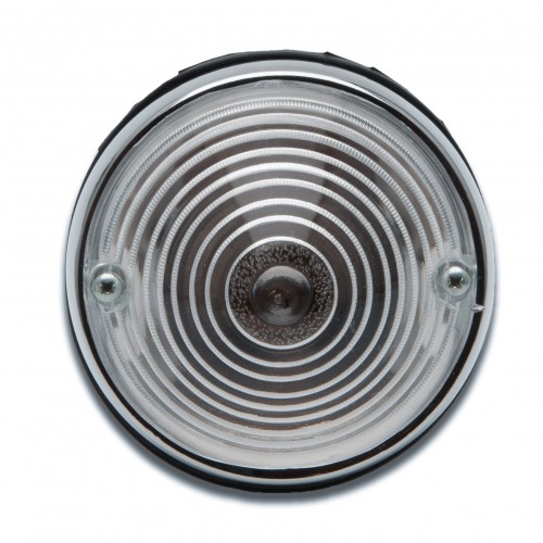 Front Flasher (Direction Indicator) Lamp Assy Clear Glass Lens  - Carello image #1