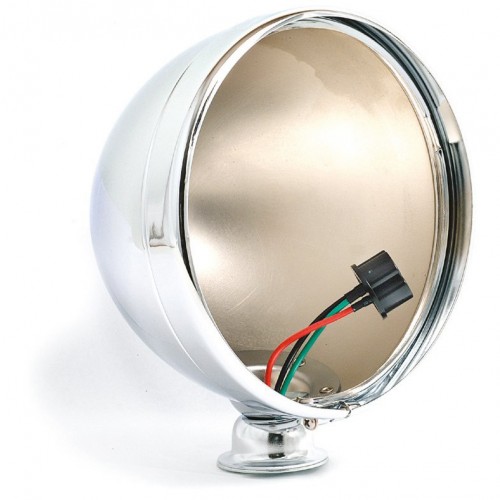 7 inch Freestanding Headlamp Shell - Chrome image #1