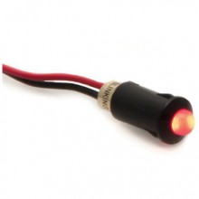 8.5mm - LED Warning Lamp - Flashing Red