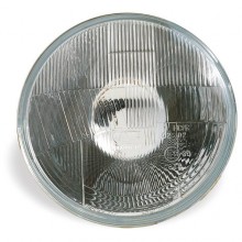 Wipac 7 inch Halogen Headlight  - No Sidelight - Plastic Reflector RHD