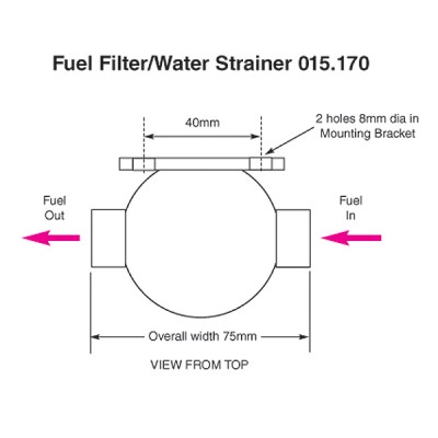                                             Fuel Filter/Water Strainer
                                           