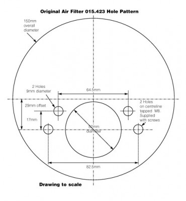                                             Air Filter for SU 2 in Aston Martin DB4
                                           