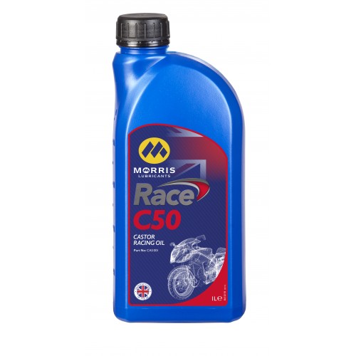 Morris Engine Oil - Castor Based C50 Racing Oil (1 Litre)