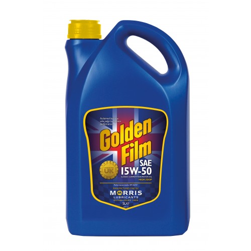 Morris Golden Film 15W-50 Classic Motorsport Oil 5 Litres