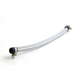 Rubber/Stainless Fuel Hose 1/4 in 355mm long