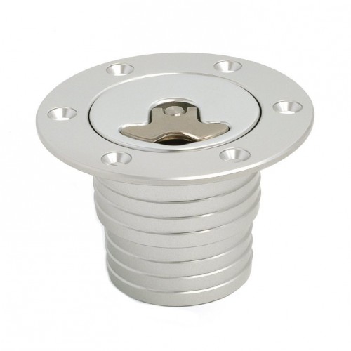 MCS Chrome Bolt-In Aero Filler Cap Assembly – Vented, 94mm OD With Lock – BC38484, Universal Fit