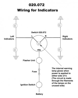                                             Manual Indicator Switch - Illuminated
                                           
