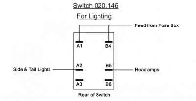                                             Toggle Switch - Off-On-On with Long Lever - 6 Terminals
                                           