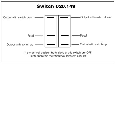                                             Toggle Switch - On-Off-On with Long Lever - 6 Terminals
                                           