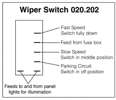                                             Windscreen Wipers Rocker Switch Off-on-on
                                           