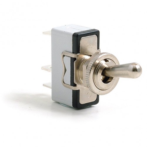 Toggle Switch - Sprung On-Off - Standard Lever - 3 Terminals image #1