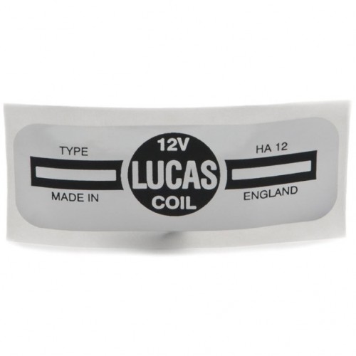 Lucas Type HA12 coil label image #1