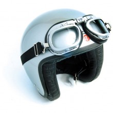 Mark 6 Goggles - Silver/Black PVC