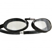 Aviator Retro Goggles - Gunmetal by Leon Jeantet