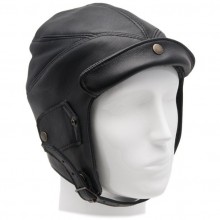 Gladiator Leather Flying Helmet (Black)