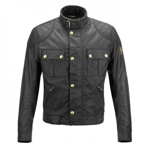 Belstaff Brooklands 'Mojave' Waxed Jacket, Large - Black - Men image #1