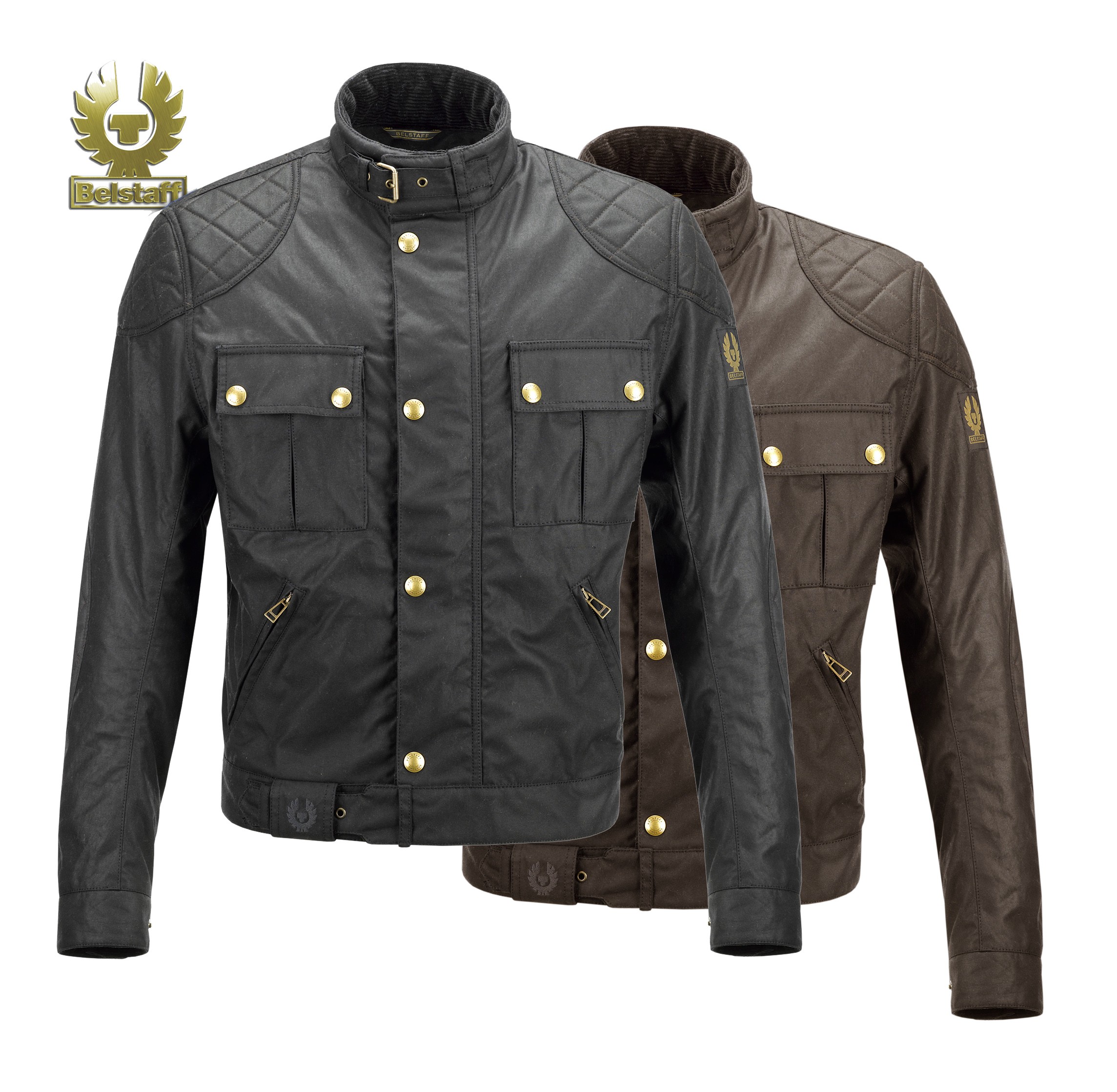 Belstaff Brooklands Mojave Wax Jacket Black