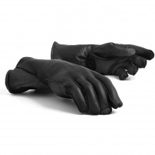 Leather Gauntlets, Xtra Large (Black)