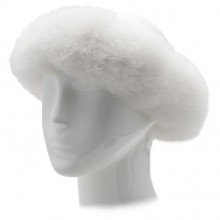 Alpaca Fur Halo - White