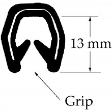 Edge Trim PVC - 13mm