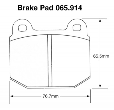                                             Morgan +8 and Lotus Esprit Brake Pads
                                           