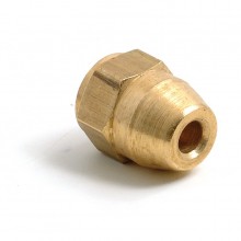 Brass 3/8 in UNF Pipe Nut (Female) for 3/16 in Pipe