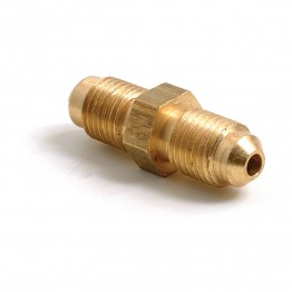 Brass 3/8 in UNF In-Line Connector (Male) for 3/16 in Pipe