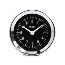 Smiths Classic Clock 52mm diameter - Black Dial
