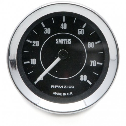 Smiths Classic Tachometer - 52mm dia. Black image #1