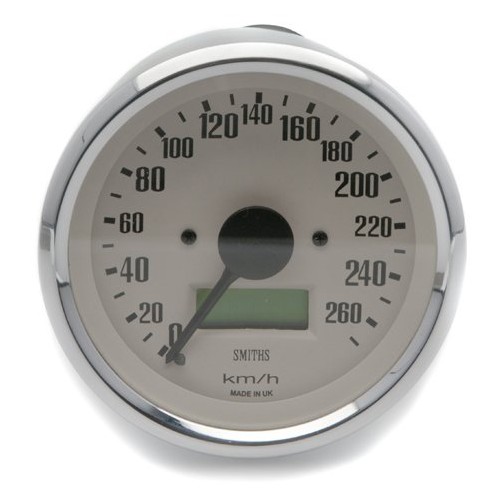 Smiths Classic 80mm Speedometer - 0-270kph - Electronic - Magnolia image #1