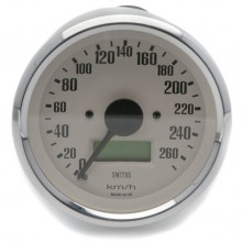 Smiths Classic 80mm Speedometer - 0-270kph - Electronic - Magnolia