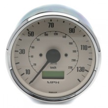 Smiths Classic 100mm Speedometer - 0-140mph - Electronic - Magnolia