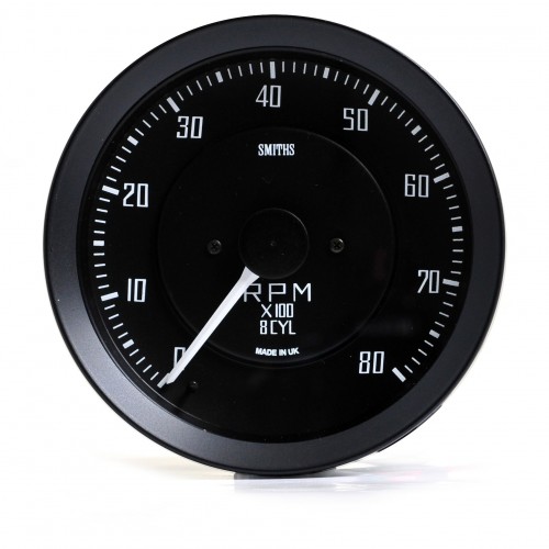 Smiths Classic GT40 100mm Tachometer - 0-8000 rpm image #1