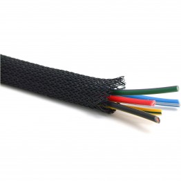 Braided Sleeving. 10mm diameter, expands to 14mm. Sold per Metre