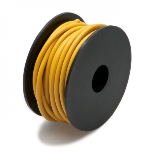 Wire 14/0.30mm, 8 amp, Yellow. Supplied as a 6 Metre Roll image #1