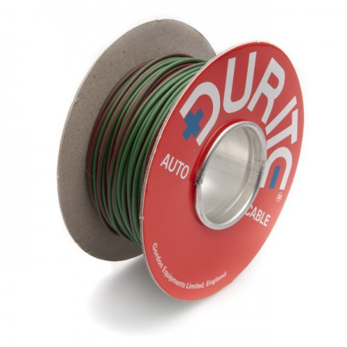 Wire 14/0.30mm Green/Red (per metre) image #1