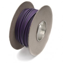 Wire 14/0.30mm Purple/Green (per metre)
