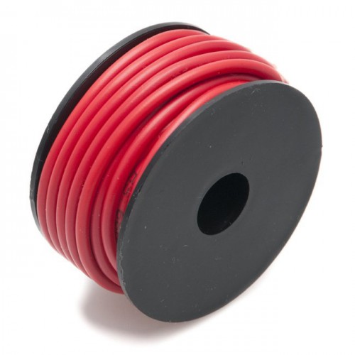 Wire 14/0.30mm, 8 amp, Red. Supplied as a 6 Metre Roll image #1