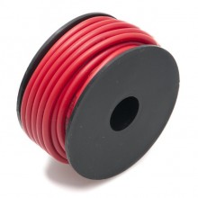 Wire 14/0.30mm, 8 amp, Red. Supplied as a 6 Metre Roll