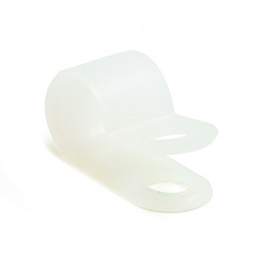Plastic Cable Clip 7.5mm (4mm Fixing Hole) image #1