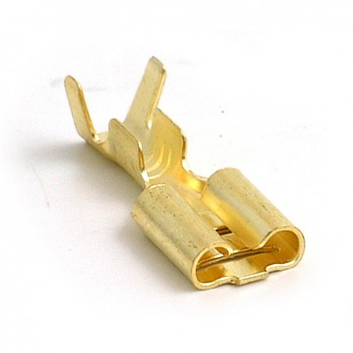 6.4mm Straight Lucar Connector. Supplied in Packs of 50 image #1