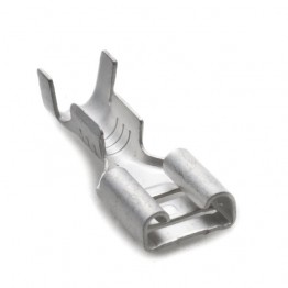 6.4mm Straight Lucar Connector for 28/0.30 wire - Pkt of 100