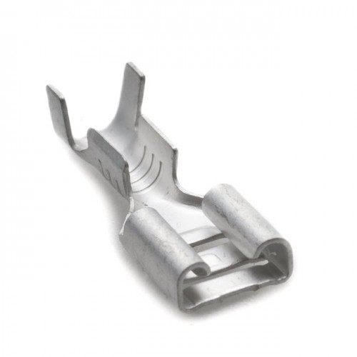 6.4mm Straight Lucar Connector for 28/0.30 wire - Pkt of 100