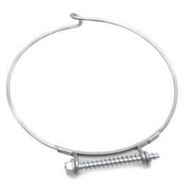 Single Wire Spiral Hose Clip - 3 1/4 in diameter