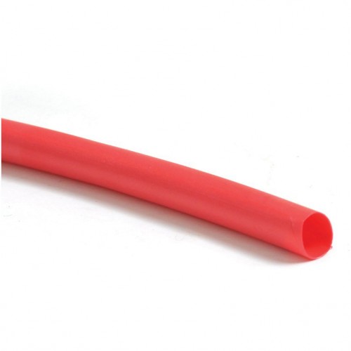 Heatshrink Sleeving 3.2mm Red. Sold per Metre image #1