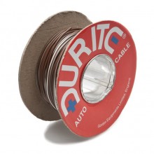 Wire 14/0.30mm, 8amp, Brown/White. Sold per Metre