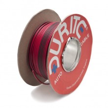 Wire 14/0.30mm, 8amp, Red/Green. Sold per Metre