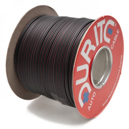 Twin Speaker Cable 6 amps Black and Black/Red. Sold per Metre image #1