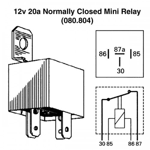 Wiring Diagram PDF: 12v Normally Closed Relay Wiring Diagram